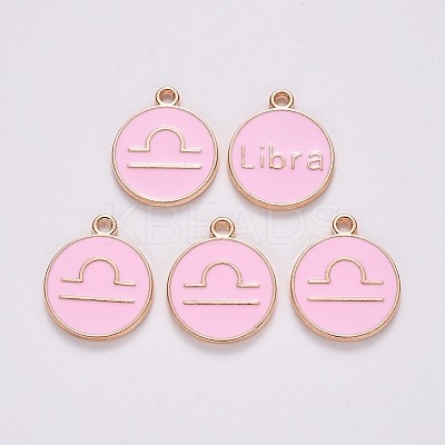 Alloy Enamel Pendants LS-X-ENAM-S124-01B-09K-1