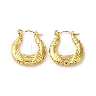 304 Stainless Steel Hoop Earrings for Women EJEW-B054-16G-1