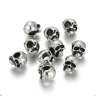 Tibetan Style Alloy European Beads LS-PALLOY-P184-12AS-RS-1