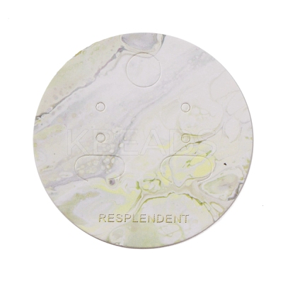 Paper Earring Display Cards CDIS-WH0006-04C-1