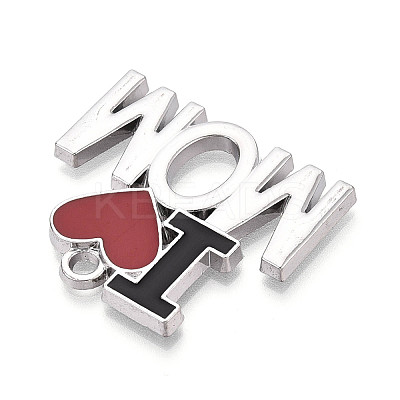 Alloy Enamel Pendants ENAM-N067-04P-1