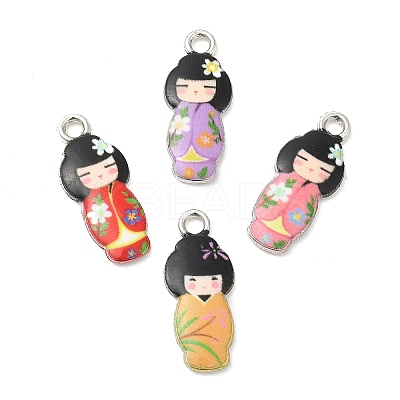 Alloy Enamel Pendants FIND-C037-17P-1