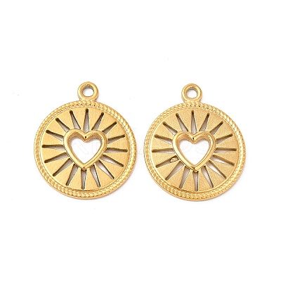 Ion Plating(IP) 304 Stainless Steel Pendants X-STAS-L268-013G-1