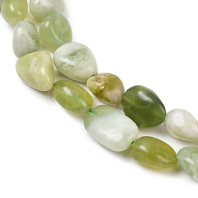 Natural Xiuyan Jade Beads Strands G-A284-A04-01-1