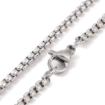 201 Stainless Steel Chain NJEW-C034-10P-1