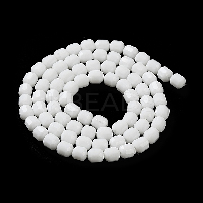 Opaque Glass Beads Strands GLAA-G112-03K-1