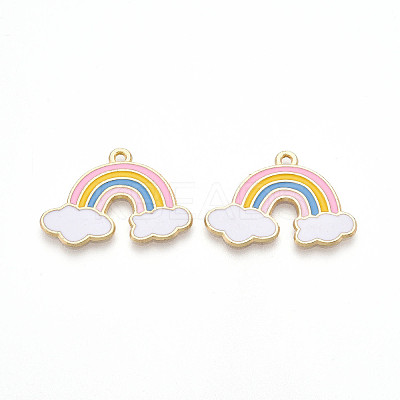 Alloy Enamel Pendants ENAM-S126-086-01-NR-1