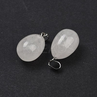 Natural Quartz Crystal Pendants G-U018-01P-G-1