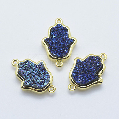 Druzy Resin Links connectors G-F550-G01-G-1