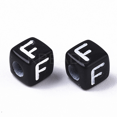 Opaque Acrylic Beads SACR-N002-01F-1