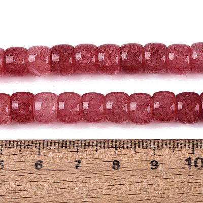 Ombre Effect Dyed Glass Beads Strands GLAA-Q106-05B-A09-1