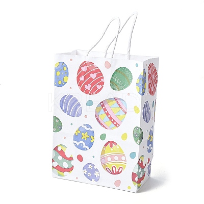 Easter Rectangle Kraft Paper Handbags CARB-U002-01D-1