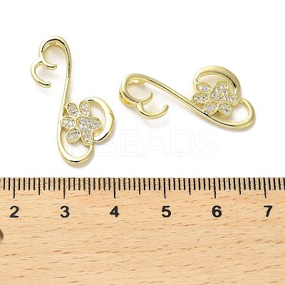 Brass Micro Pave Cubic Zirconia Pendants KK-K355-50G-1