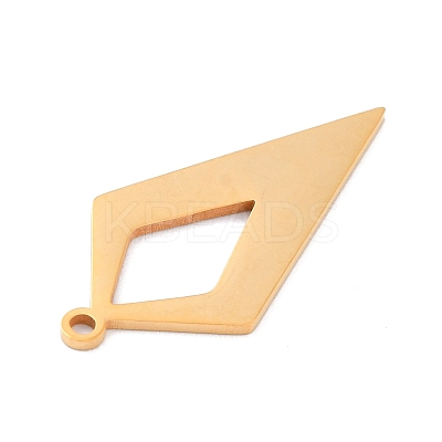Ion Plating(IP) 201 Stainless Steel Pendants STAS-K003-14G-02-1