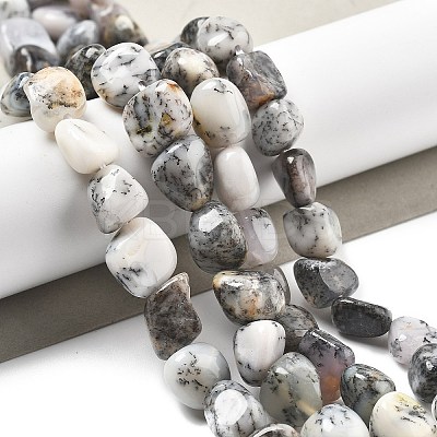 Natural White Opal Beads Strands G-C179-F02-01-1