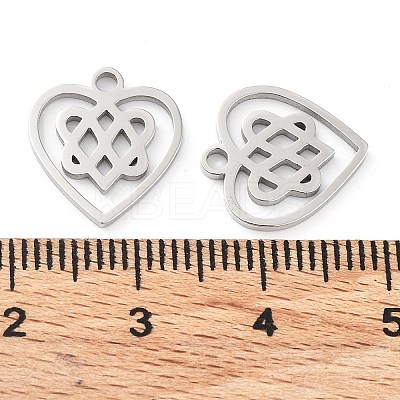 Non-Tarnish 316 Surgical Stainless Steel Charms STAS-Q314-06P-1