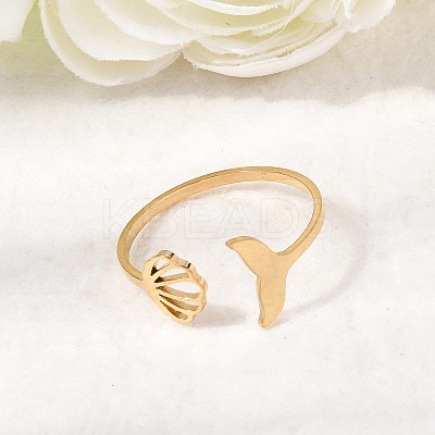 304 Stainless Steel Cuff Open Rings RJEW-H265-02G-1