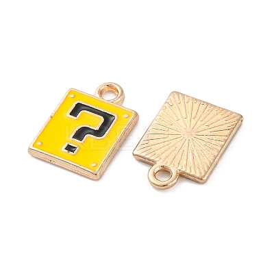 Alloy Enamel Charms ENAM-Q001-08G-02-1