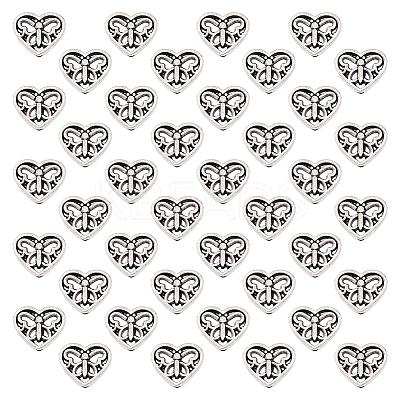 100Pcs Tibetan Style Alloy Beads FIND-DC0004-21-1