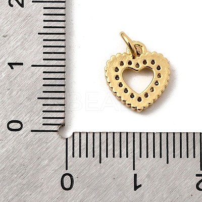 Brass Micro Pave Cubic Zirconia Pendants KK-I360-007G-02-1