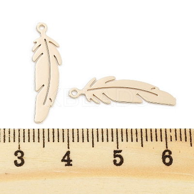 Long-Lasting Plated Brass Pendants KK-K336-55KCG-1