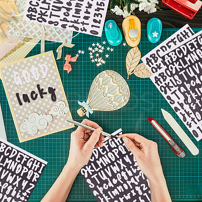 12 Sheets 2 Colors PVC Waterproof Decorative Stickers DIY-GA0004-26-1