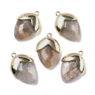 Natural Sunstone Pendants G-U019-03B-03-1