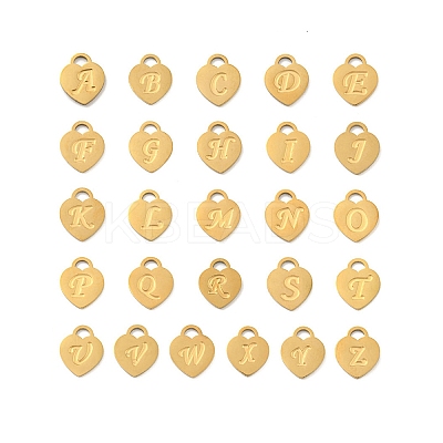 26Pcs Ion Plating(IP) 304 Stainless Steel Pendants FIND-M017-01G-1
