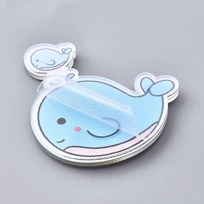 Acrylic Safety Brooches JEWB-F012-15-1