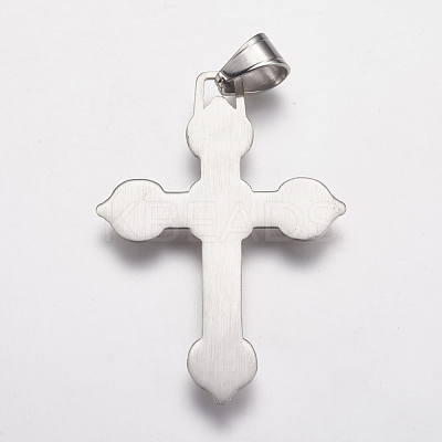 304 Stainless Steel Big Pendants STAS-K171-33P-1