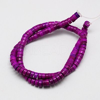 Synthetic Turquoise Beads Strands TURQ-G110-5x3mm-02-1