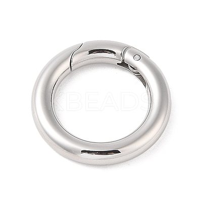 Tarnish Resistant 304 Stainless Steel Spring Gate Rings LS-STAS-E055-23-1