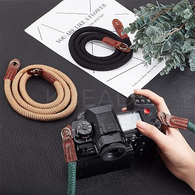 3Pcs 3 Colors Cotton Cord Camera Shoulder Straps FIND-OC0002-14-1
