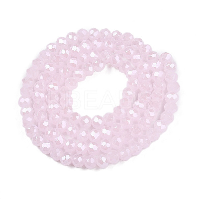 Electroplate Glass Beads Strands LS-EGLA-A044-J4mm-A02-1