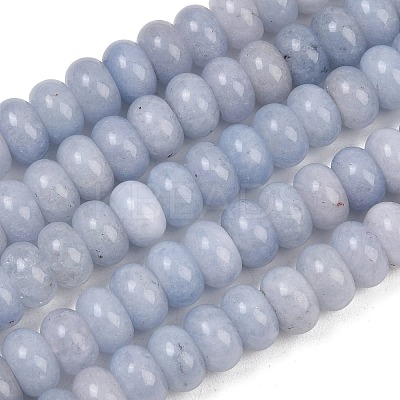 Dyed Natural White Jade Beads Strands G-G107-A37-01-1