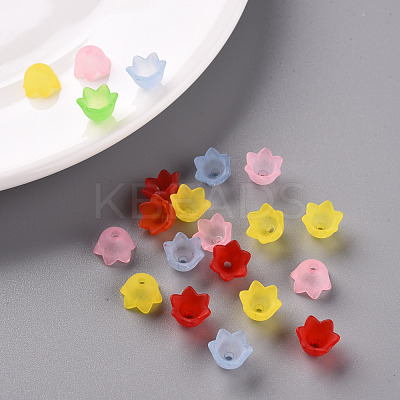 Transparent Acrylic Beads Caps PL543-1