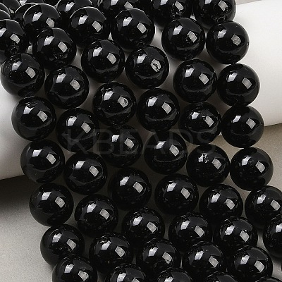 Natural Tourmaline Bead Strands LS-G-H1603-12mm-1