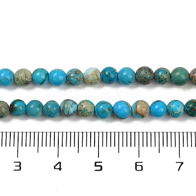 Dyed Natural Regalite/Imperial Jasper/Sea Sediment Jasper Beads Strands G-B124-C04-10-1