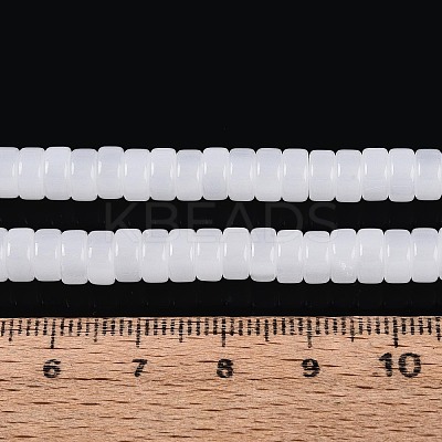 Imitation Jade Glass Beads Strands GLAA-N026-4x8mm-J01-1