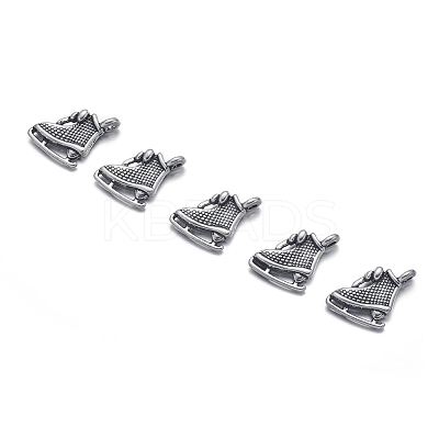 Tibetan Style Alloy Sport Pendants LS-TIBEP-A100859-S-FF-1