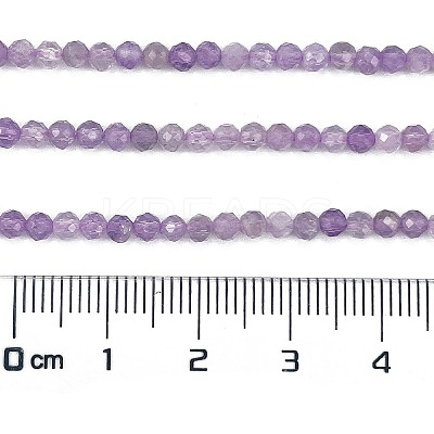 Natural Lavender Amethyst Beads Strands X-G-C127-A03-04-1