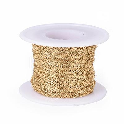 Ion Plating(IP) 304 Stainless Steel Cable Chains CHS-ZX0001-001G-1