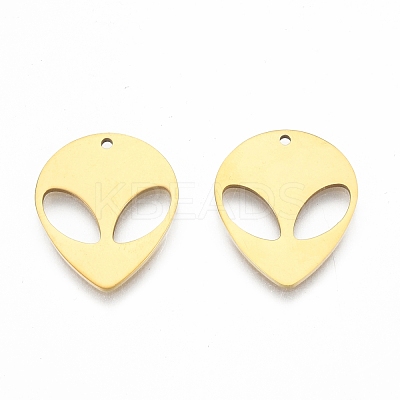 Ion Plating(IP) 201 Stainless Steel Pendants STAS-N098-117LG-1