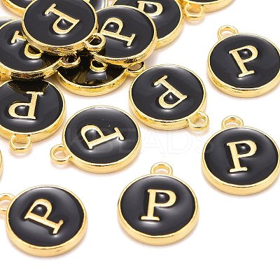 Golden Plated Alloy Charms ENAM-S118-02P-1