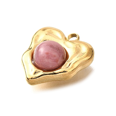 Natural Rhodonite Pendants STAS-A114-02G-1