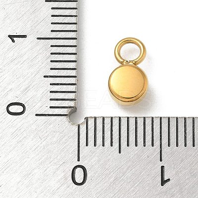 Ion Plating(IP) 304 Stainless Steel with Rhinestone Charms STAS-G351-13G-03-1