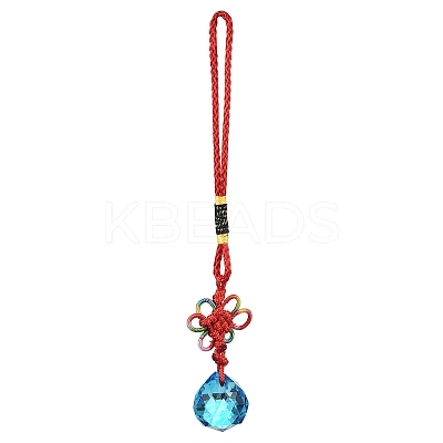 Glass Round Ball Hanging Ornaments LS-HJEW-Z006-01A-1