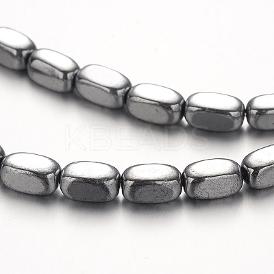 Electroplate Non-magnetic Synthetic Hematite Bead Strands G-F300-40A-01-1