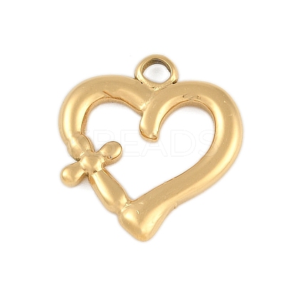 Ion Plating(IP) 304 Stainless Steel Pendants STAS-U019-08G-1