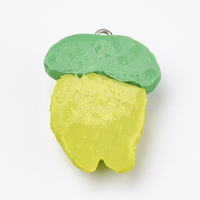 Handmade Polymer Clay Pendants CLAY-T012-11-1